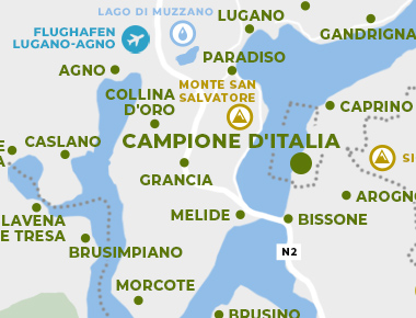 Campione D Italia Am Luganer See