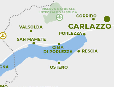 Karte Carlazzo