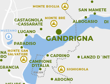 Karte - Gandria