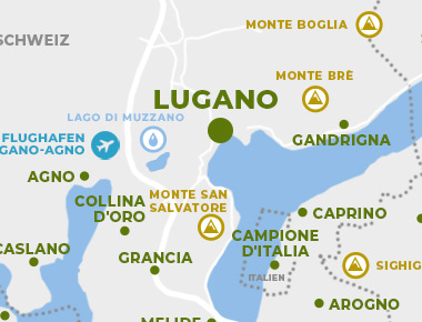 Karte - Lugano