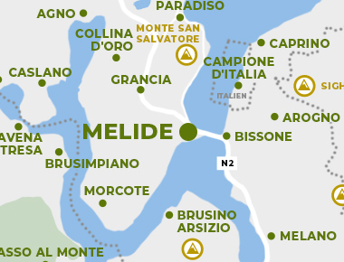 Karte - Melide