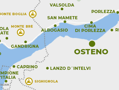 Karte - Osteno