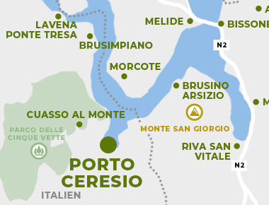 Karte - Porto Ceresio