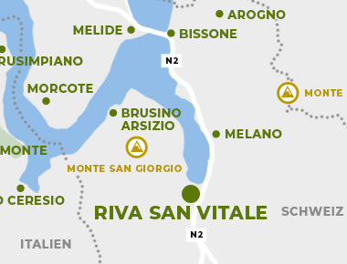 Karte - Riva San Vitale