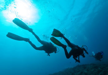 Tauchen im Luganer See