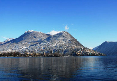 Lugano und die Berge